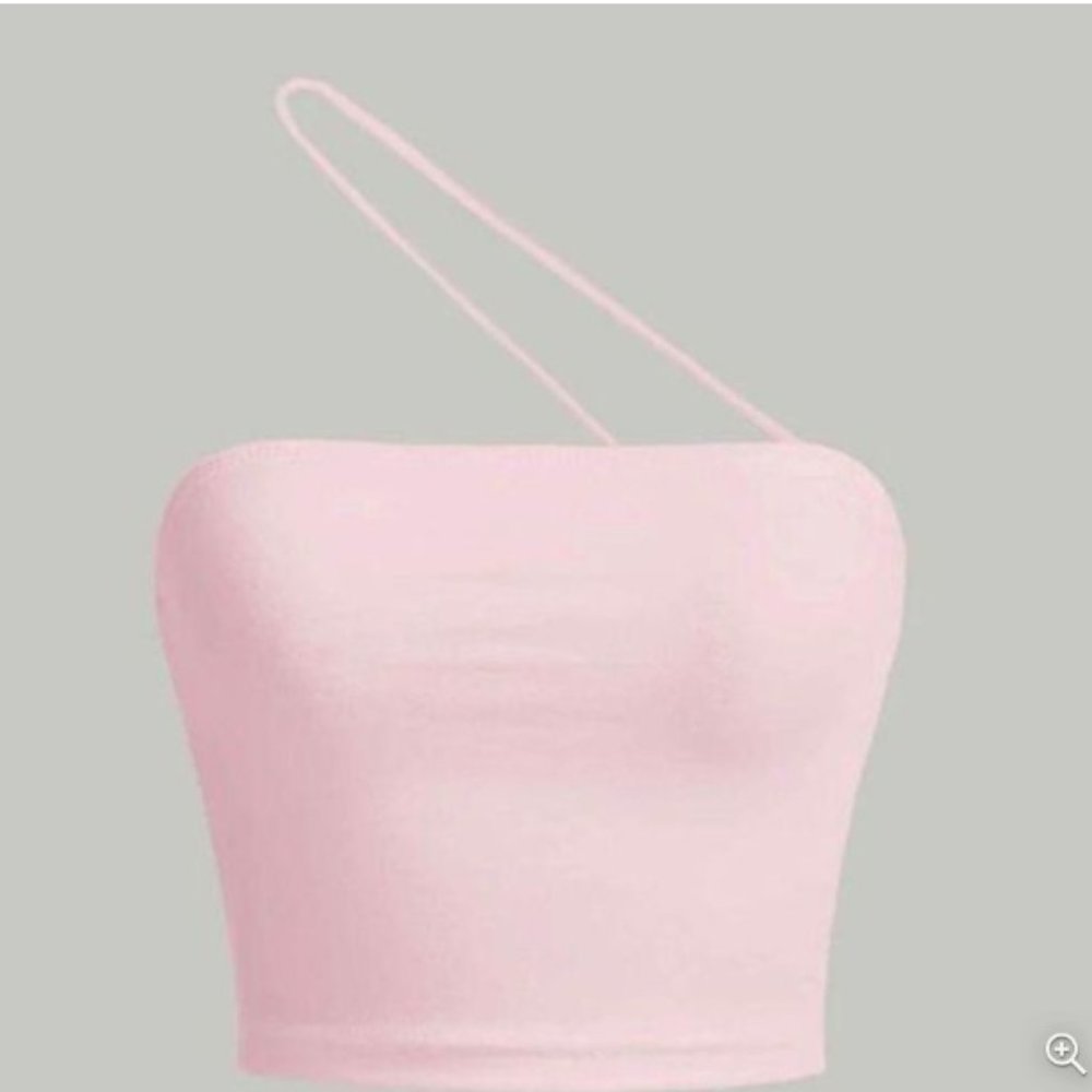 Shein baby pink top size:M new with tags
